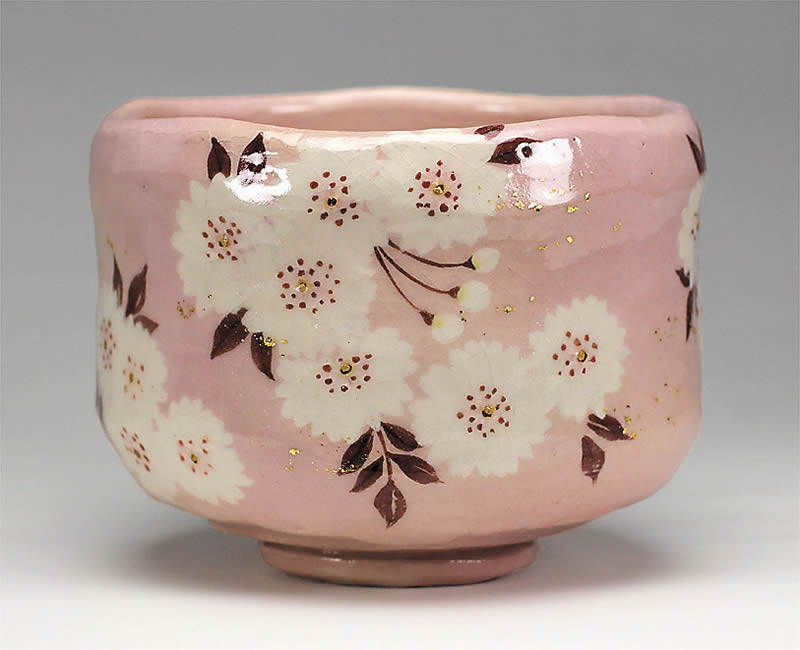 茶碗「八重桜」