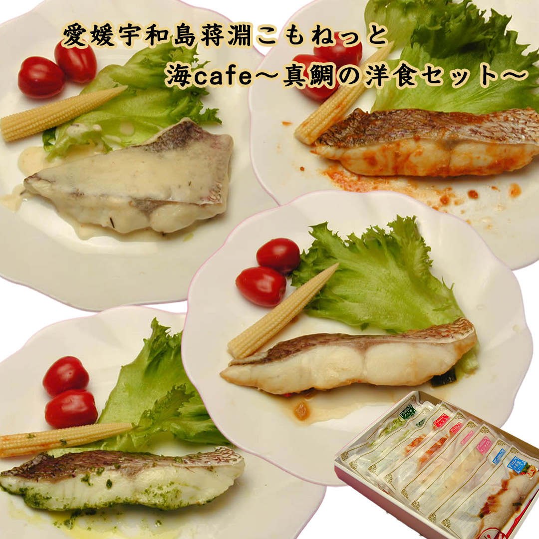 愛媛宇和島蒋淵こもねっと　海cafe〜真鯛の洋食セット