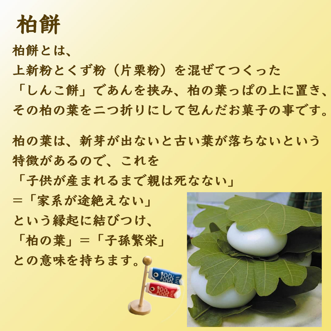 幸成堂の柏餅