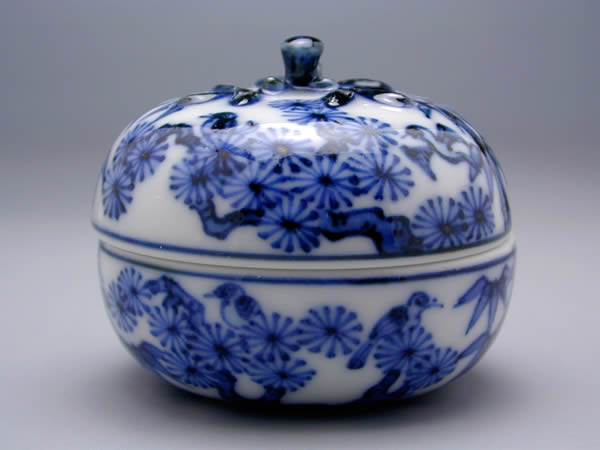 石田滋圭翁香合京焼茶道具共箱