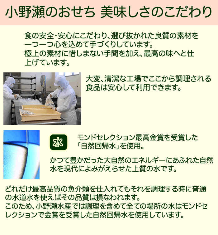 小野瀬水産おせち