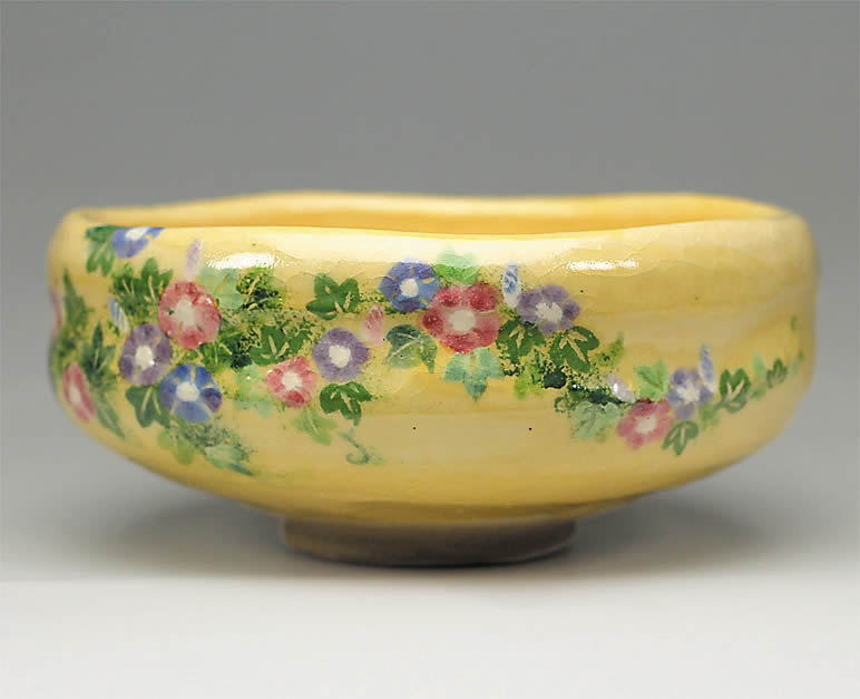 「朝顔」馬盥茶碗