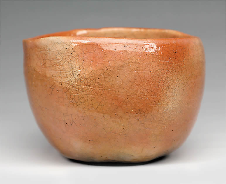 光悦「乙御前」写　赤楽茶碗