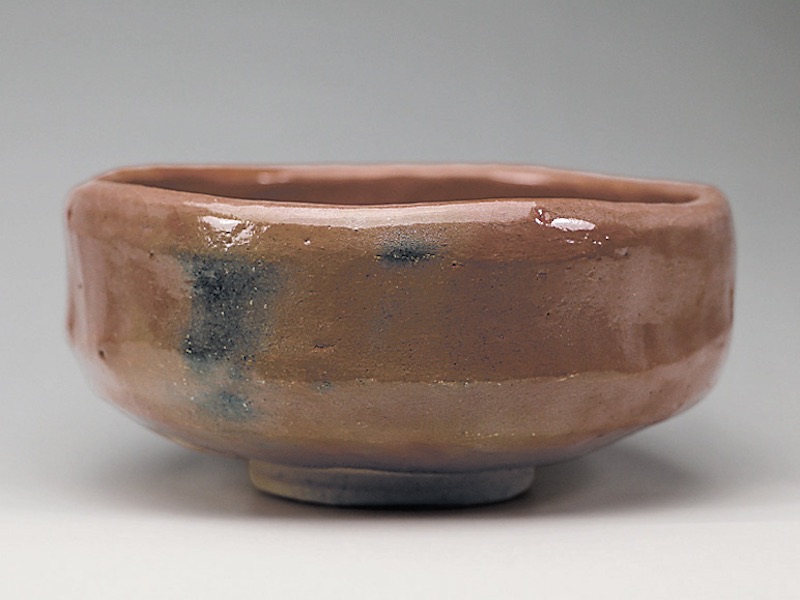 2019年初春作品 赤楽馬盥茶碗 角印