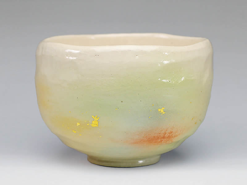 2020年初春作品「慶雲生五彩」　茶碗