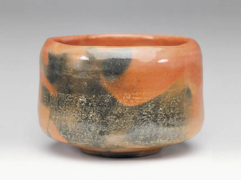 2020年初春作品楽入印　赤楽茶碗　宗入「福の神」写