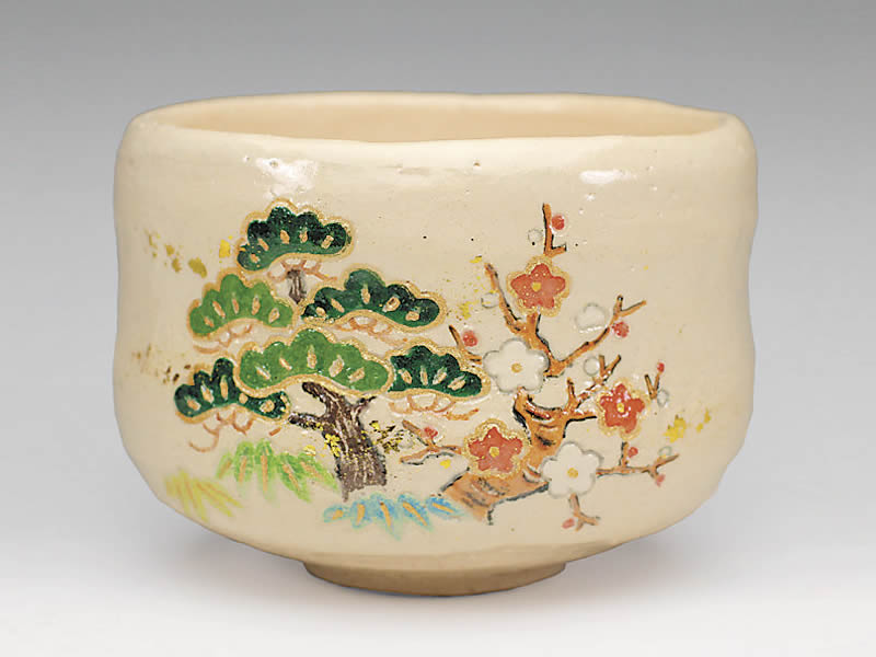 2020年初春作品　萬福堂　楽入作黒楽茶碗「分明」