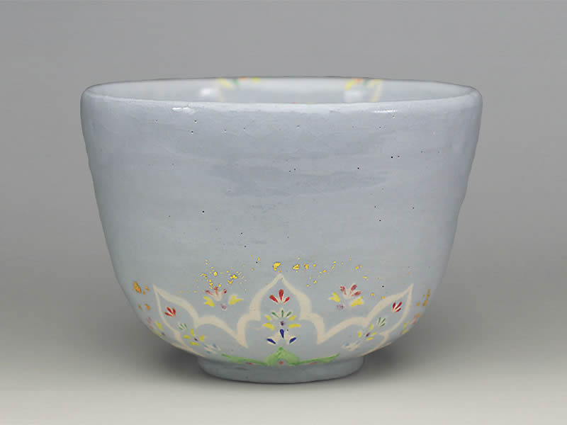 2021年初春作品 更紗紋 茶碗