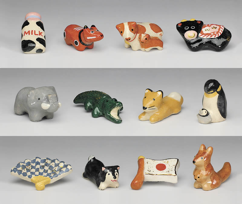 楽入窯製　箸置き