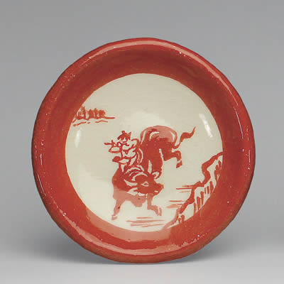 楽入窯製　豆皿