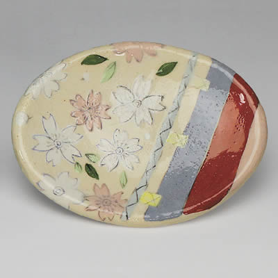 楽入窯製　豆皿