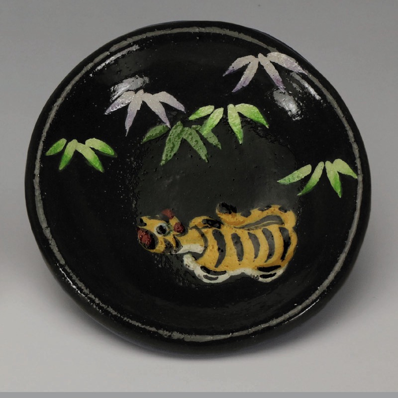 楽入窯製　豆皿