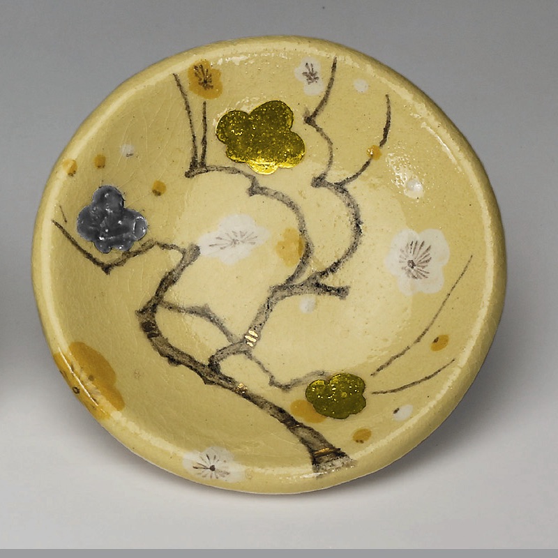 楽入窯製　豆皿