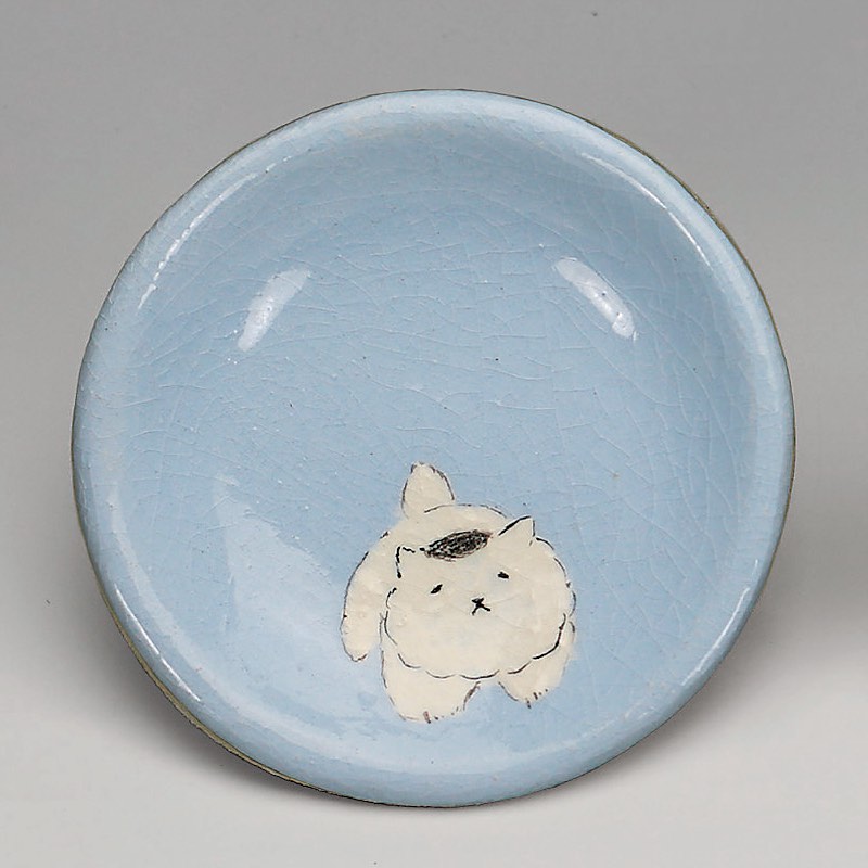 楽入窯製　豆皿