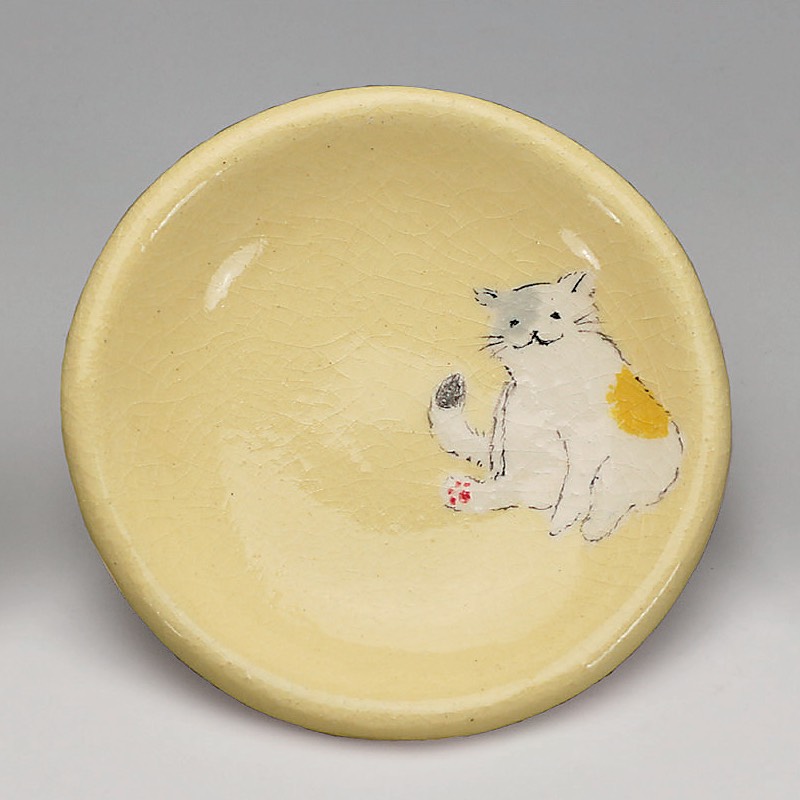 楽入窯製　豆皿