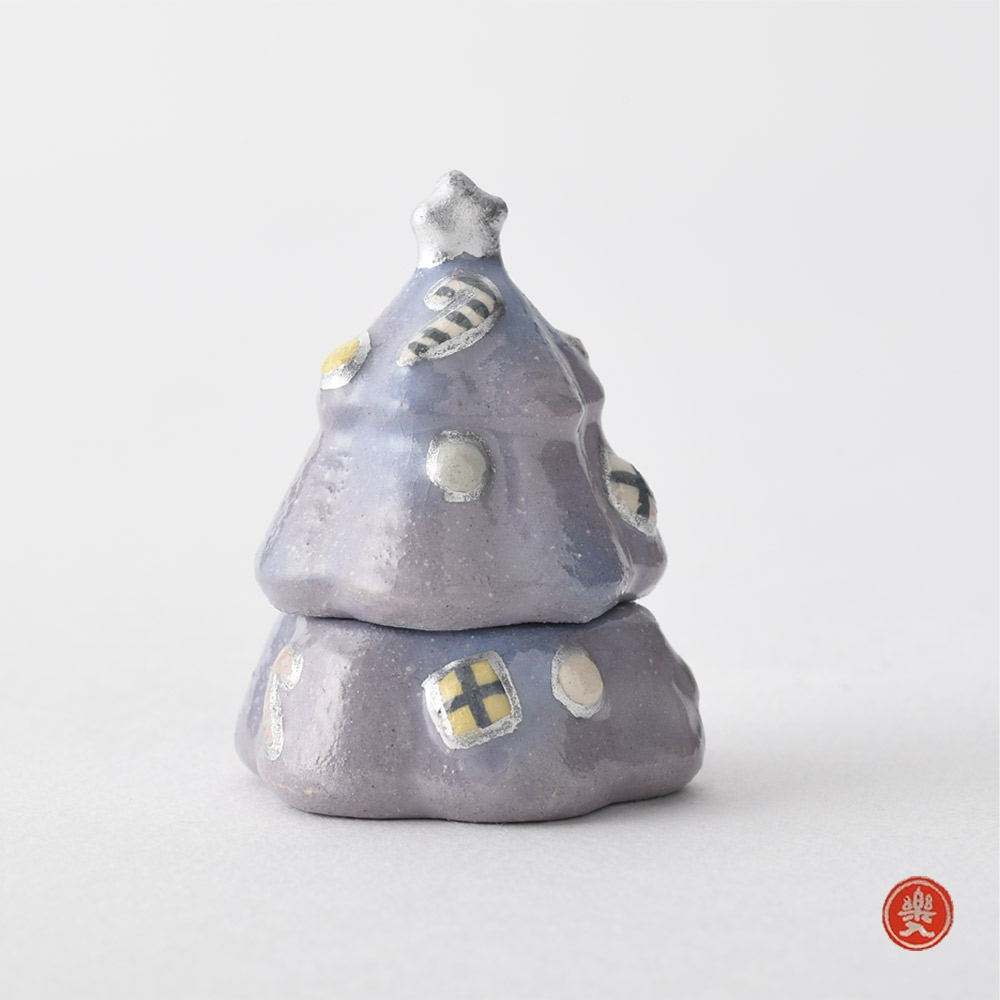 2025年新春作品　雪だるま　[季節香合]