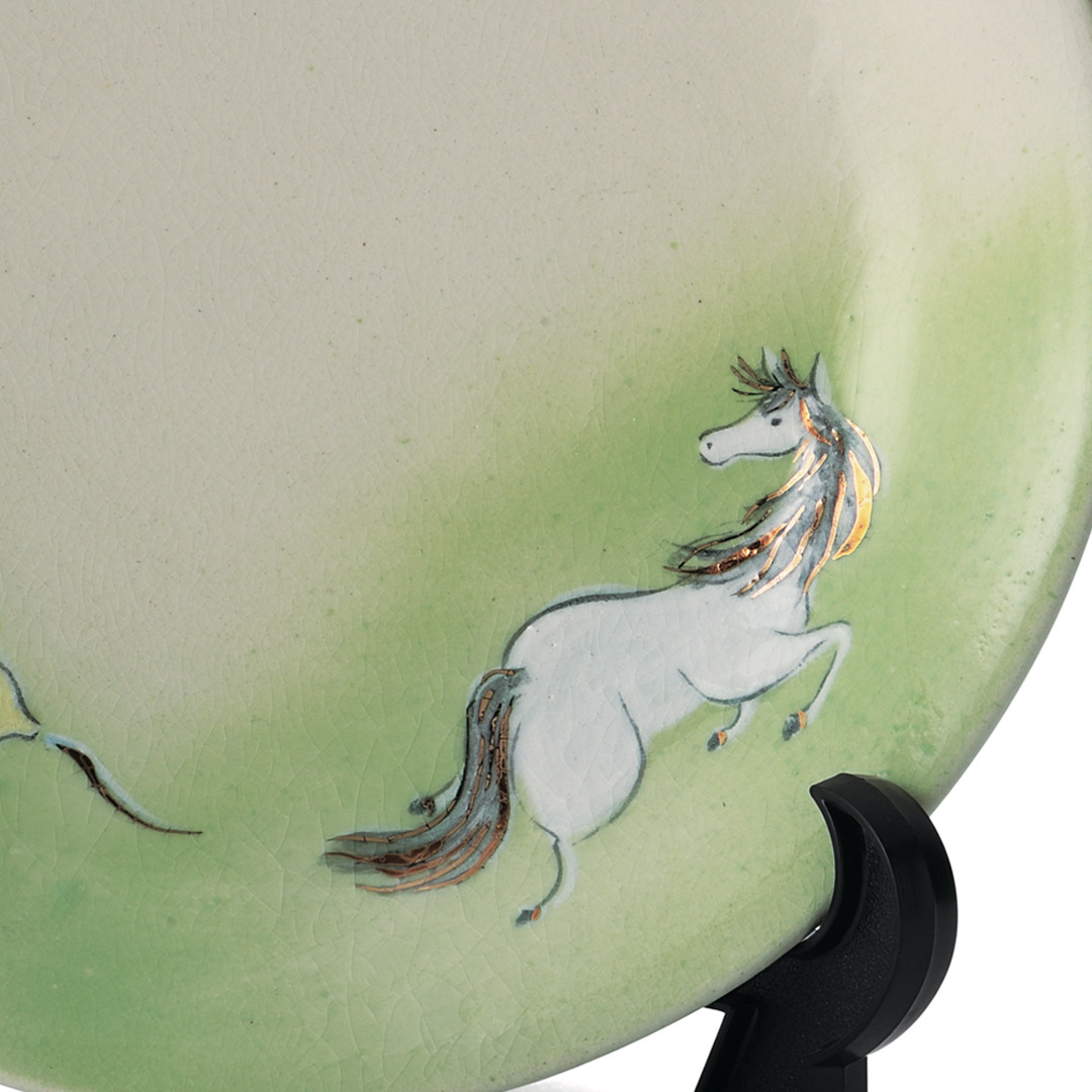 2026年新春作品 [イヤープレート]瓢箪から駒