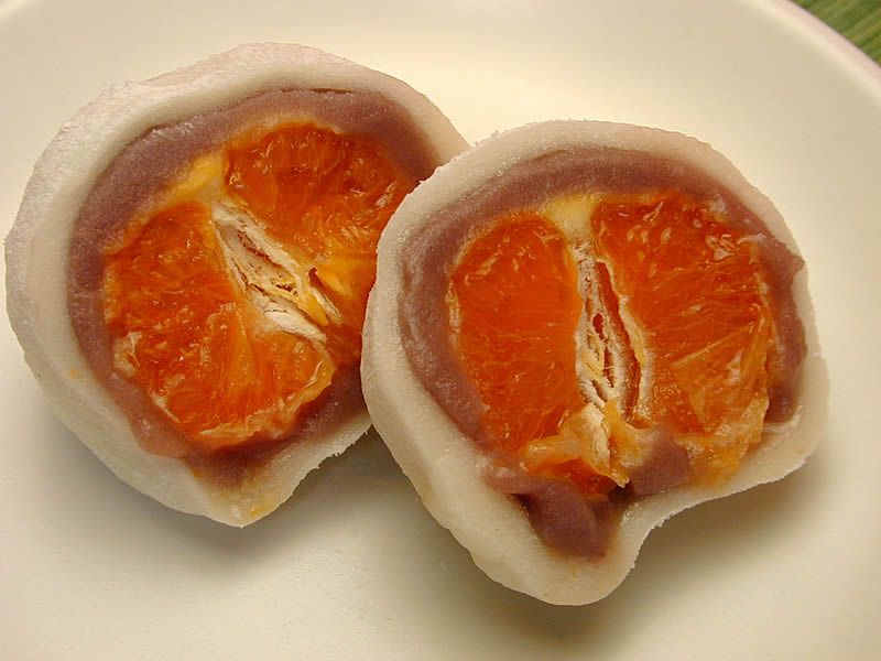 愛媛佐田岬田村菓子舗八寿みかん大福